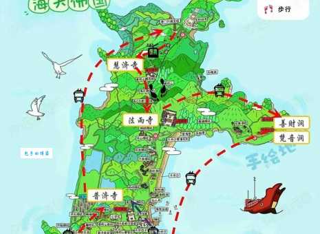 杭州到普陀山自驾游攻略，详细路线图和景点！
