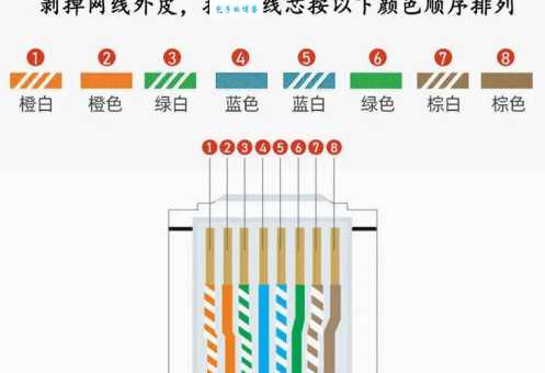 网线怎么接？不同颜色线序怎么排？详细教程！