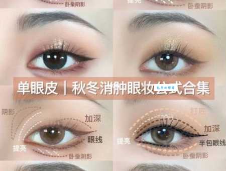 单眼皮怎样画眼妆日常？3分钟就能出门的眼妆！