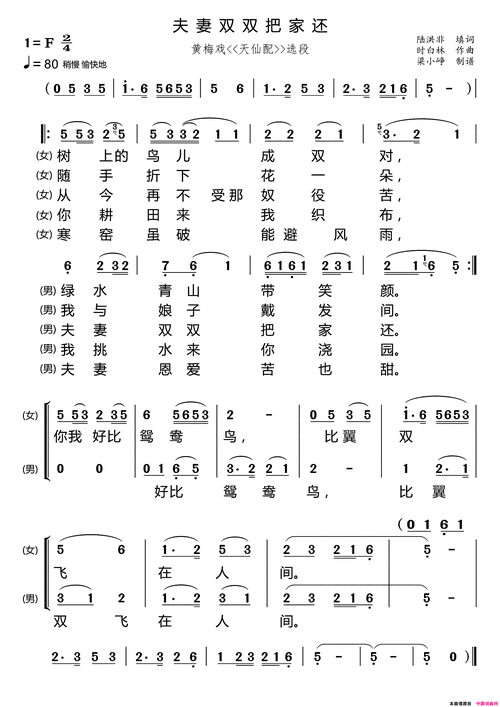 脑筋急转弯：夫妻双双把家还，指的是哪种曲艺表演形式？