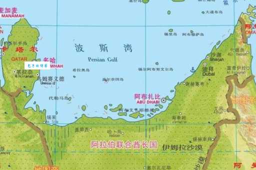 波斯湾位置图解：带你快速了解波斯湾在哪