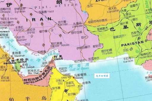 波斯湾位置图解：带你快速了解波斯湾在哪