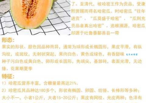 哈密瓜热量有多少？吃哈密瓜对身体有什么好处？