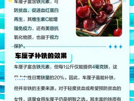 樱桃的功效与作用大全：吃樱桃有哪些好处？