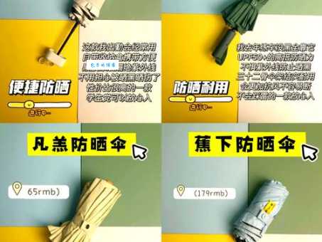 不再被太阳晒黑！太阳伞选购小窍门，教你挑选最合适的防晒伞