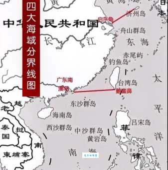 搞懂中国的四大海：渤海、黄海、东海、南海位置及特点