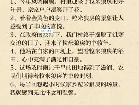 子庶丰登是什么意思？详解鼠年丰收的祝词