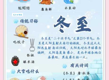 立冬和冬至日：是同一天吗？日期分别是什么时候？