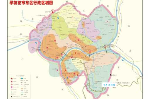 攀枝花市区县数量是多少？带你了解攀枝花的行政区域划分