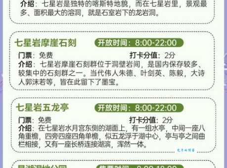 想去七星岩？门票价格、优惠政策、购票方式全知道！