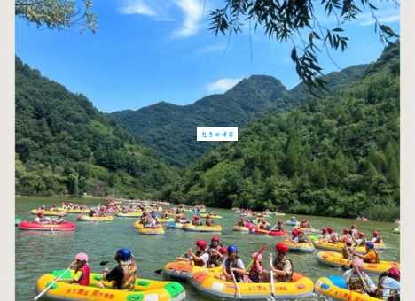 豫西大峡谷漂流体验夏天最刺激的玩水方式