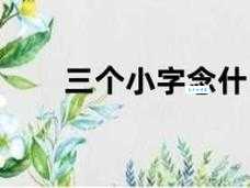 三个小念什么这个字到底怎么读才对呢