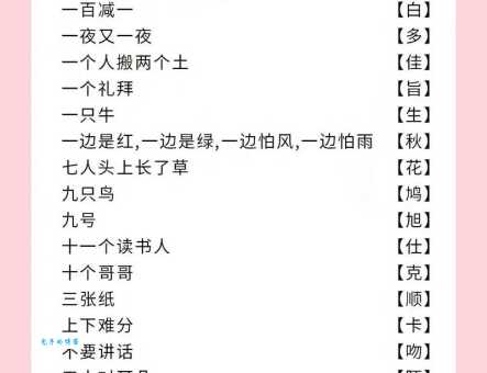 一箭穿心猜字谜你能猜出这个字的正确答案吗