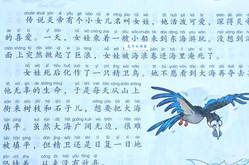 精卫填海传说中精卫指的是什么鸟看完涨知识了