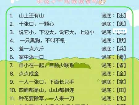 百无一是打一字这个字谜你会猜吗