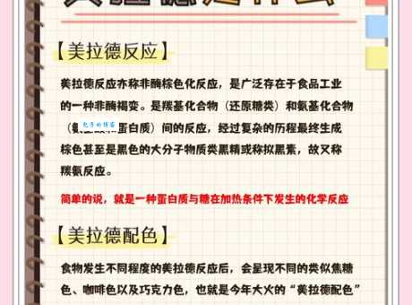 美拉德反应与焦糖化 食物褐变的科学解释