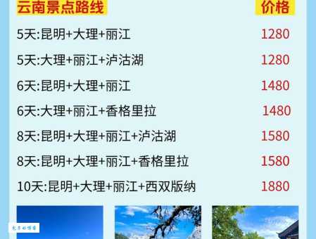 南京到云南旅游报价多少 最新云南跟团游费用一览