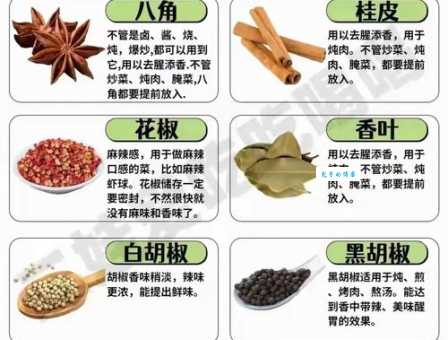 香辛料调味料搭配秘诀 让家常菜秒变大厨风味