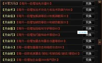 神仙道天命格升级攻略 快速提升天命格等级技巧