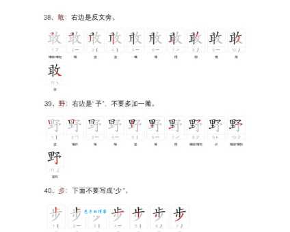 泛的笔顺容易写错?这几个要点要牢记!