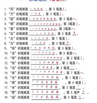 快的笔画顺序容易错？这些要点要牢记！