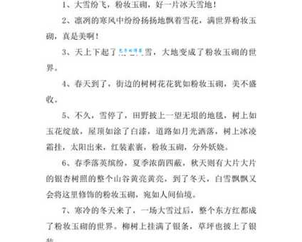 想知道粉妆玉砌咋解释?这里有详细答案!