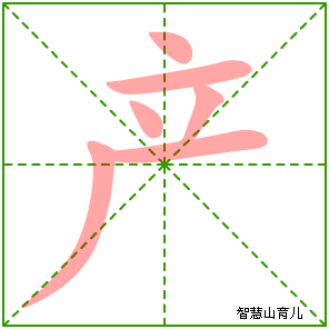 产的笔顺有啥规则?专家教你正确写法!