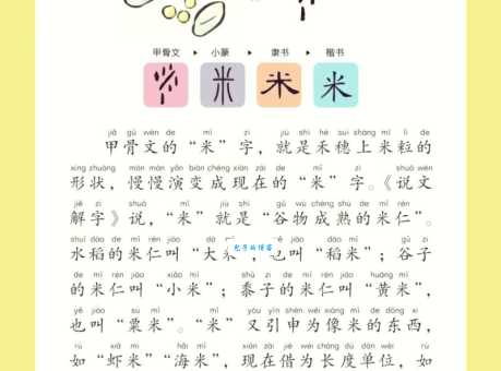 米的笔顺正确写法是啥?权威讲解来揭秘!