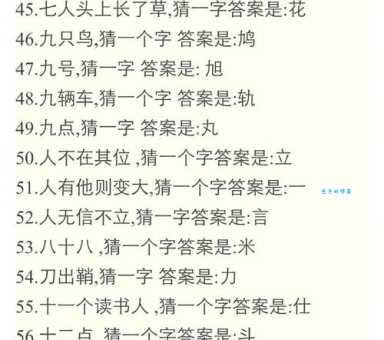 天天打一字怎么猜？掌握方法轻松搞定！