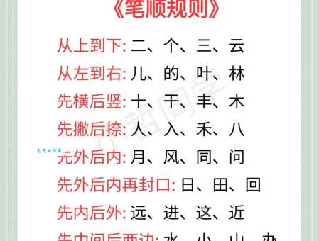 对的笔顺有什么规则?专家告诉你答案!