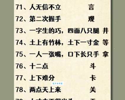 猜字谜：内里有人(打一字)的正确答案终于揭晓！