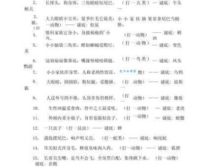 云中白鹤打一个动物小谜语，答案让你意外！