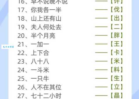 早上打一字谜底是什么？趣味字谜等你来解！