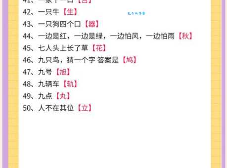 视而不见打一字是什么答案？原来这么简单！