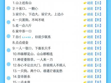 猜字谜视而不见兄来到打一字，解谜技巧大公开！