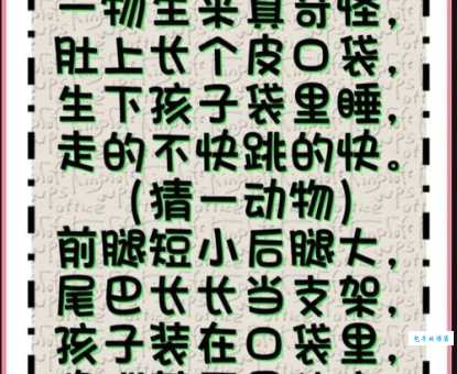 金风玉露是什么动物？猜灯谜的答案原来是它！