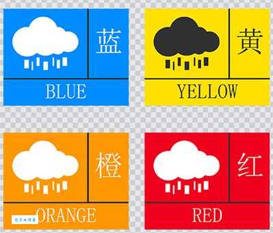 如何识别汛期各类预警信号?黄色蓝色橙色红色有何区别?