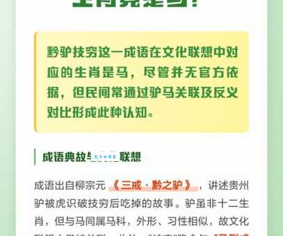 黔驴技穷指什么生肖?看完分析你就知道标准答案了!