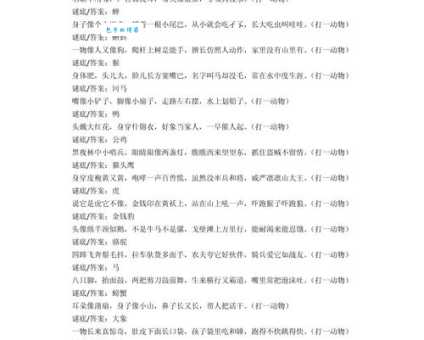 大义凛然打一最佳动物是谁？看民间高手如何巧妙解谜！