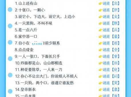 西装革履打一字你会吗？快来挑战这个有趣的汉字谜语