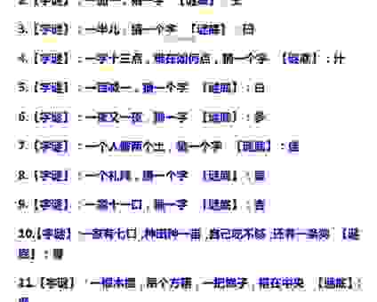 趣味字谜国内有点变化打一字，这个字的谜底你知道吗