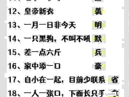 经典字谜仙人迹杳断桥头打一字 答案原来这么简单