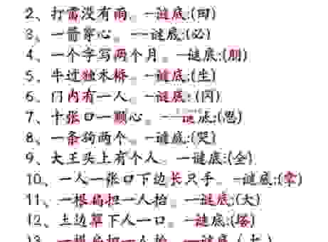 猜字谜梅畔雪村无处寻打一字，轻松破解让你变聪明！