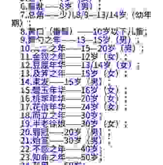 老妪是指多少岁?古代对于年龄的称呼有讲究